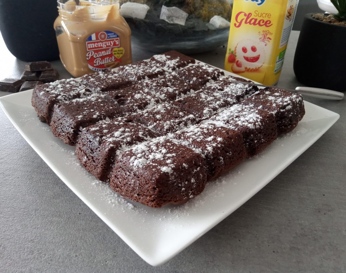 Gâteau chocolat & beurre de cacahuète