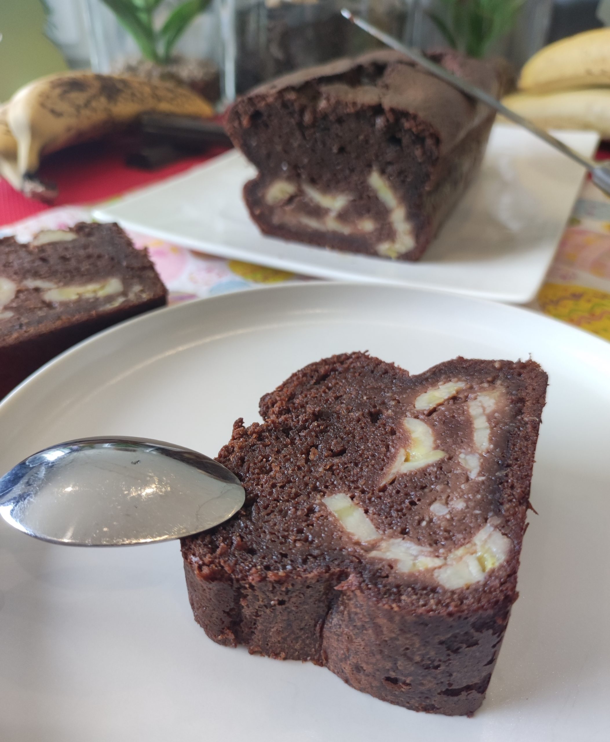 CAKE AU CHOCOLAT & BANANES